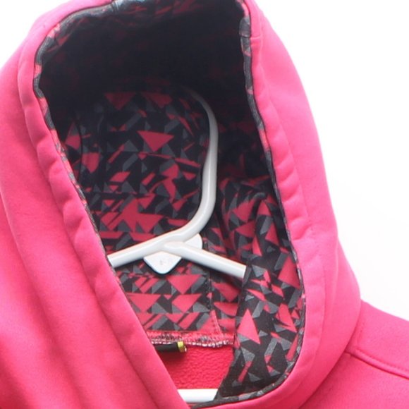 Under Armour Pink Hoody Kangaroo Pocket Size YSM/JP - Picture 5 of 12